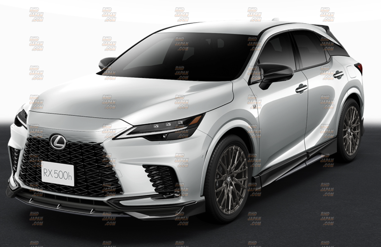 TRDサイドスカート右側RX500h RX350 TRD F Sport Parts Side Skirt Set Black Edition - Lexus RX